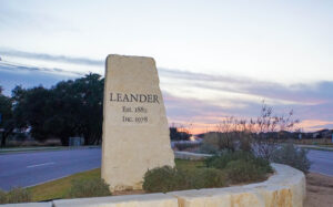 Leander, TX Plumbers - city sign