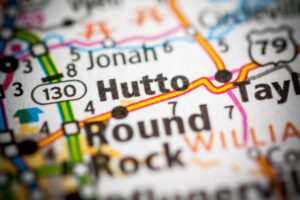 plumbing services in Hutto, TX - map